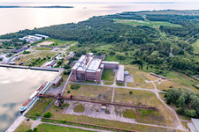 V2 rocket on the outdoor grounds of the Historical-Technical Museum Peenemünde on rocket construction in World War II in the former power plant in Peenemünde in the state Mecklenburg-Western Pomerania, Germany