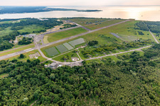 Airport in Peenemünde in the state Mecklenburg-Western Pomerania, Germany