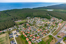 Bahnhofstr in Ückeritz in the state Mecklenburg-Western Pomerania, Germany