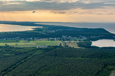 From the southeast in the district Kölpinsee in Loddin in the state Mecklenburg-Western Pomerania, Germany