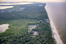Beach of the Baltic Sea resort Ückeritz in Ückeritz in the state Mecklenburg-Western Pomerania, Germany