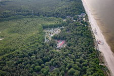 Campsite in Ückeritz in the state Mecklenburg-Western Pomerania, Germany