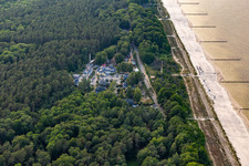 Holiday Village Behind the Dune in Ückeritz in the state Mecklenburg-Western Pomerania, Germany