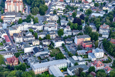 Kirchsteig and Klenzestr in Heringsdorf in the state Mecklenburg-Western Pomerania, Germany