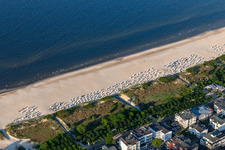 Baltic Sea beach on Dünenstr in the district Ahlbeck U in Heringsdorf in the state Mecklenburg-Western Pomerania, Germany
