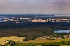 From the west in Świnoujście in the state West Pomerania, Poland