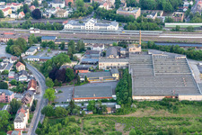 Cotton weaving mill Zittau BWZ GmbH at the main station in Zittau in the state Saxony, Germany