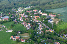 From the west in Schönau-Berzdorf auf dem Eigen in the state Saxony, Germany