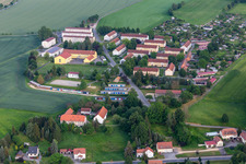 Prefabricated housing estate "Am Hutberg in Schönau-Berzdorf auf dem Eigen in the state Saxony, Germany