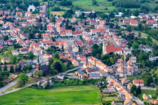From the southwest in Ostritz in the state Saxony, Germany