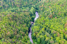 Railway bridge from Poland to Germany over the Lusatian Neisse in the district Rosenthal in Zittau in the state Saxony, Germany