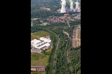 Lusatian Neisse between Germany and Poland at the lignite opencast mine in the district Hirschfelde in Zittau in the state Saxony, Germany