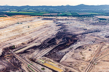 Brown coal opencast mine Turów "PGE Górnictwo i Energetyka Konwencjonalna Oddział Kopalnia Węgla Brunatnego Turów in Białopole in the state Lower Silesia, Poland