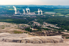 Opencast brown coal mine "PGE Górnictwo i Energetyka Konwencjonalna Oddział Kopalnia Węgla Brunatnego Turów" and Turów power plant in Bogatynia in the state Lower Silesia, Poland
