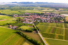 From the southeast in Impflingen in the state Rhineland-Palatinate, Germany