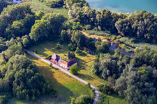 Dettenheimer Straße in the district Liedolsheim in Dettenheim in the state Baden-Wuerttemberg, Germany