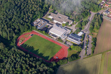 IGS Rheinzabern and Römerbad sports hall in Rheinzabern in the state Rhineland-Palatinate, Germany
