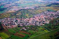From the south in Malsch in the state Baden-Wuerttemberg, Germany