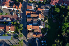 Main Street in Minfeld in the state Rhineland-Palatinate, Germany