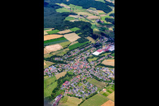 From the southwest in the district Lütter in Eichenzell in the state Hesse, Germany