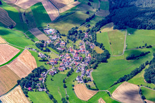 From the southeast in the district Allendorf in Kirchheim in the state Hesse, Germany