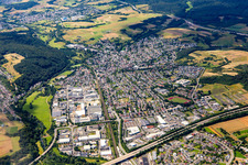 From the southeast in the district Klein-Altenstädten in Aßlar in the state Hesse, Germany