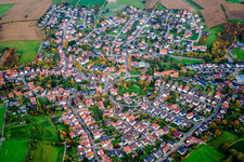 Village view in the district Horrenberg in Dielheim in the state Baden-Wuerttemberg, Germany
