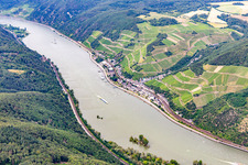 District Assmannshausen in Rüdesheim am Rhein in the state Hesse, Germany