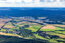 TRIWO commercial park Pferdsfeld on the former Pferdsfeld airfield in the district Dörndich in Bad Sobernheim in the state Rhineland-Palatinate, Germany