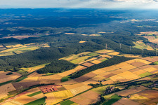 Wind farm in Göllheim in the state Rhineland-Palatinate, Germany