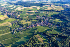 Rott in the state Bas-Rhin, France seen from above