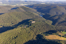 Fleckenstein Castle from the north in Lembach in the state Bas-Rhin, France