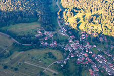 Oblique view of Nothweiler in the state Rhineland-Palatinate, Germany