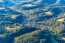 From the south in Bundenthal in the state Rhineland-Palatinate, Germany