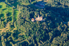 Berwartstein Castle from the south in Erlenbach bei Dahn in the state Rhineland-Palatinate, Germany