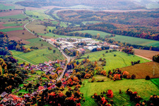 Spitzäcker industrial area in the district Waldwimmersbach in Lobbach in the state Baden-Wuerttemberg, Germany