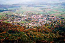 Village view in Neunkirchen in the state Baden-Wuerttemberg, Germany