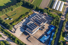 Commercial settlement in the Sauheide in Zeiskam in the state Rhineland-Palatinate, Germany