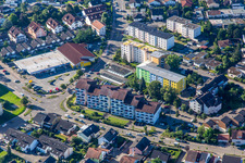 Theodor-Heuss-Straß in Germersheim in the state Rhineland-Palatinate, Germany