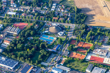 Bellamar swimming pool in Schwetzingen in the state Baden-Wuerttemberg, Germany