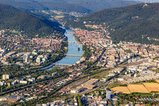 Neckar bridges in the district Voraltstadt in Heidelberg in the state Baden-Wuerttemberg, Germany