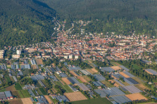 From the west in the district Handschuhsheim in Heidelberg in the state Baden-Wuerttemberg, Germany