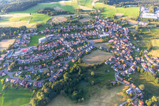 Aerial view of District Ober-Abtsteinach in Abtsteinach in the state Hesse, Germany
