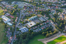 Large gymnasium and Eugen Bachmann School in the district Spechtbach in Wald-Michelbach in the state Hesse, Germany