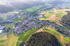 From the southeast in the district Affolterbach in Wald-Michelbach in the state Hesse, Germany