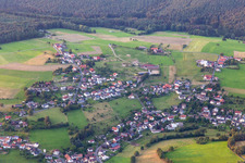 From the south in the district Weiten-Gesäß in Michelstadt in the state Hesse, Germany