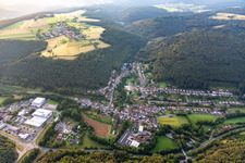 From the west in the district Zell in Bad König in the state Hesse, Germany