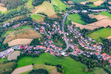 From the east in the district Kolmbach in Lindenfels in the state Hesse, Germany