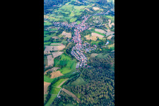 From the northeast in the district Gronau in Bensheim in the state Hesse, Germany