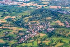 From the northeast in the district Zell in Bensheim in the state Hesse, Germany